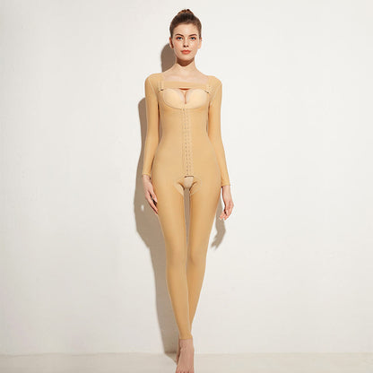 Ganzkörper-Shapewear mit Reißverschluss nach Operationen