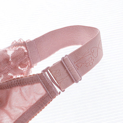 Ultradünner Push-up-BH aus Spitze ohne Bügel