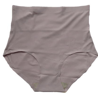 Nahtlose Slips aus Eisseide mit hoher Taille in Übergröße (3er-Pack)