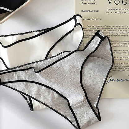 Atmungsaktive Slips mit niedriger Taille in Übergröße (3er-Pack)