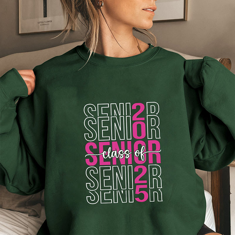Sweatshirt für die Oberstufe in Übergröße - Dunkelgrün - 3XL - image 4