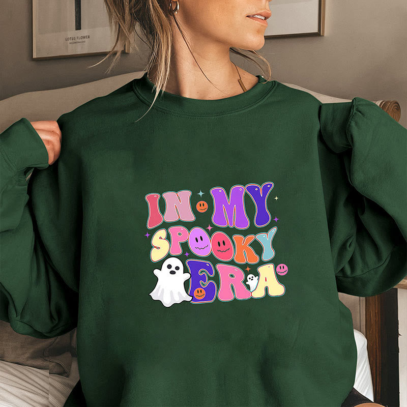 Geister-Sweatshirt in Übergröße - Dunkelgrün - 3XL - image 5