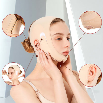 Kopfbedeckung zur Gesichtsformung nach Operationen