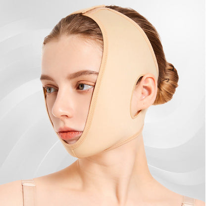 Kopfbedeckung zur Gesichtsformung nach Operationen (V)