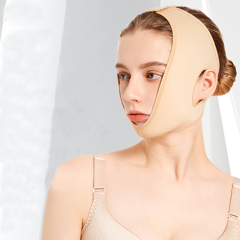 Kopfbedeckung zur Gesichtsformung nach Operationen (V)