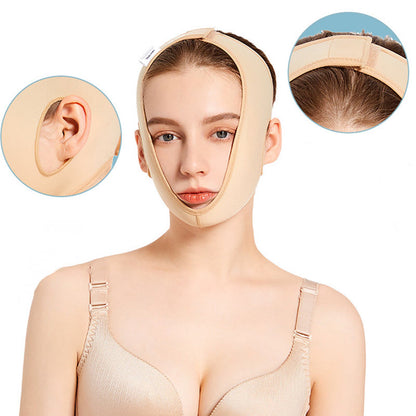 Kopfbedeckung zur Gesichtsformung nach Operationen (V)