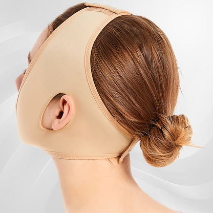 Kopfbedeckung zur Gesichtsformung nach Operationen (V)