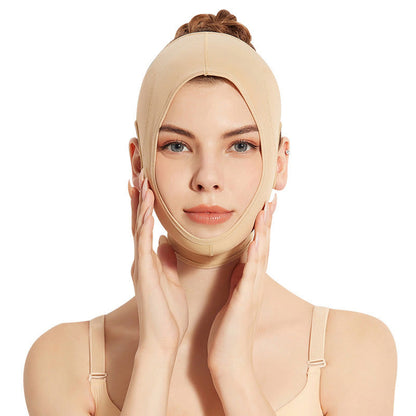 Kopfbedeckung mit dreireihiger Schnalle nach Operationen