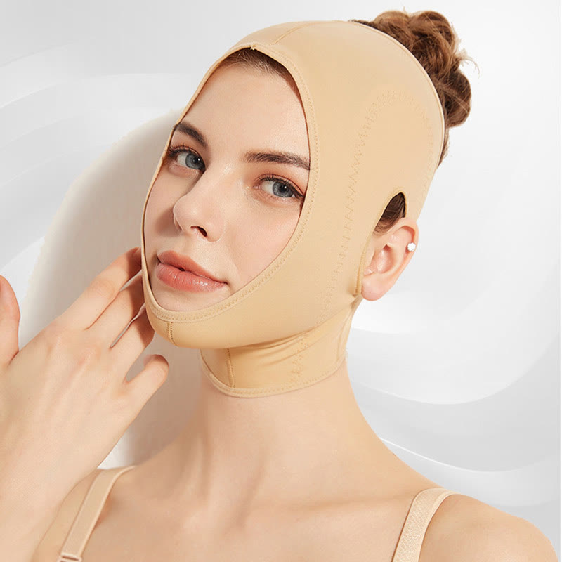 Kopfbedeckung mit dreireihiger Schnalle nach Operationen