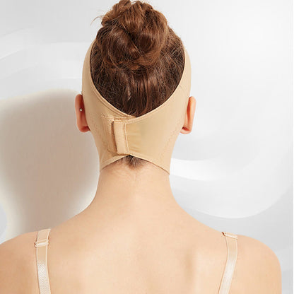 Kopfbedeckung mit dreireihiger Schnalle nach Operationen