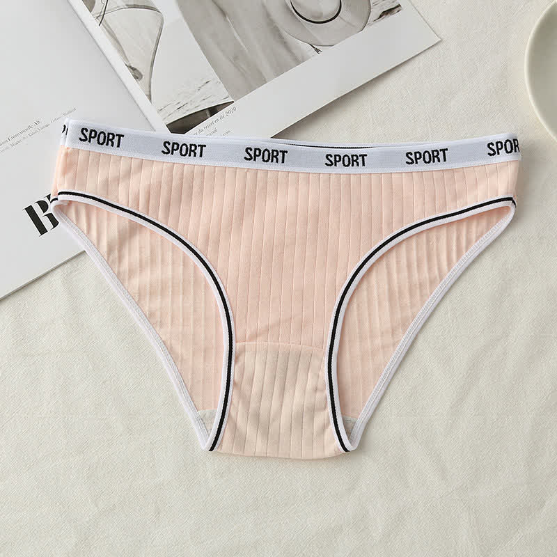 Atmungsaktive Baumwoll-Slips mit mittlerer Leibhöhe in Übergröße (3er-Pack)