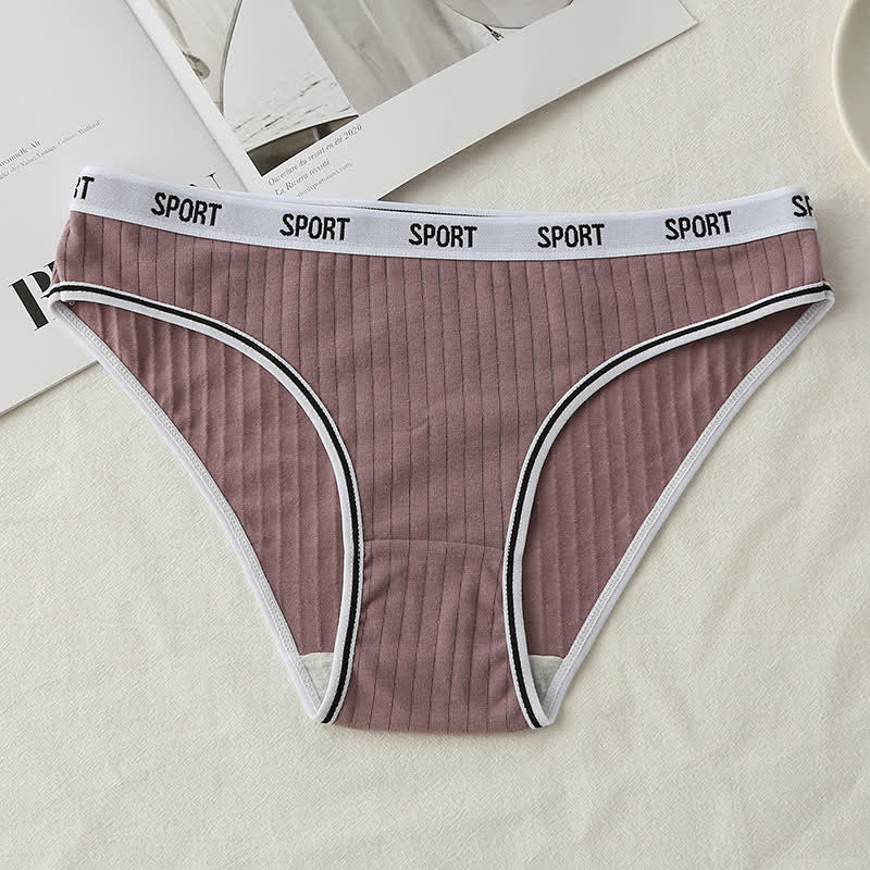 Atmungsaktive Baumwoll-Slips mit mittlerer Leibhöhe in Übergröße (3er-Pack)