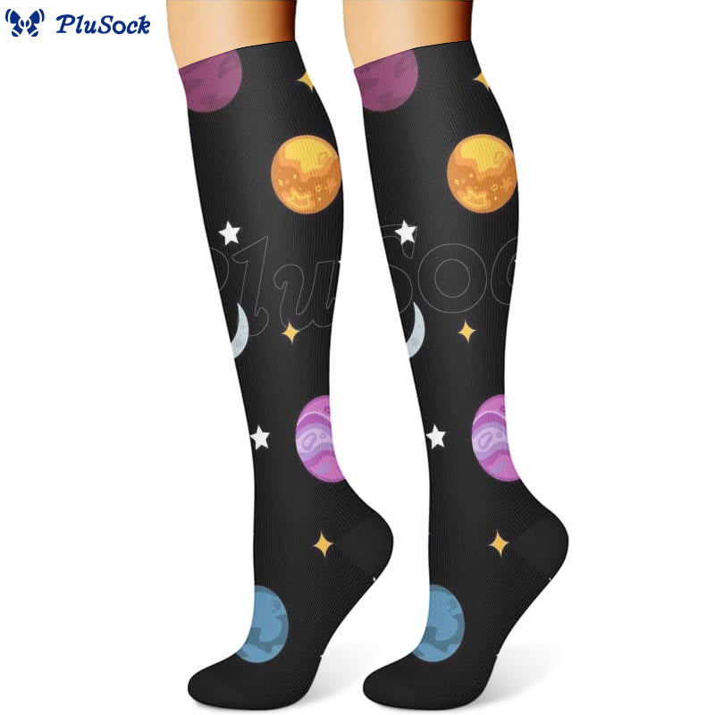 Universe Planet Kompressionsstrümpfe (3 Paar)