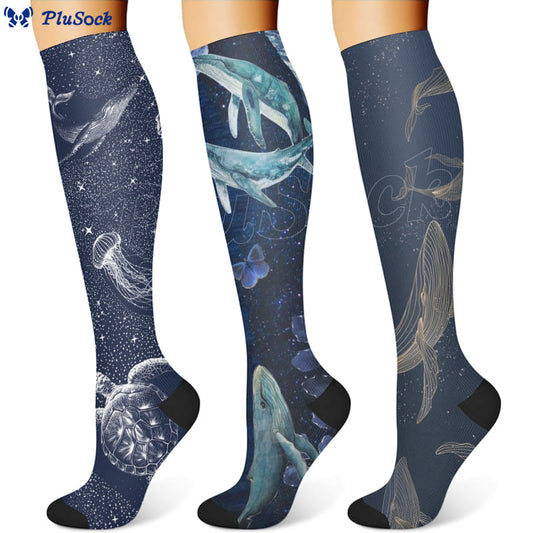 Kompressionsstrümpfe „Starry Skies“ (3 Paar) - image 1