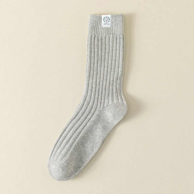 Französische Freizeitsocken (5 Paar) - Hellgrau - EU43-48 (US9-13) - image 8