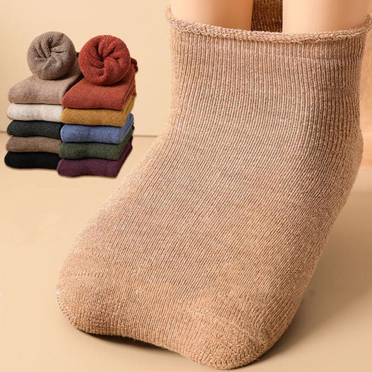 Einfache Anzug-Viertel-Socken (5 Paar)