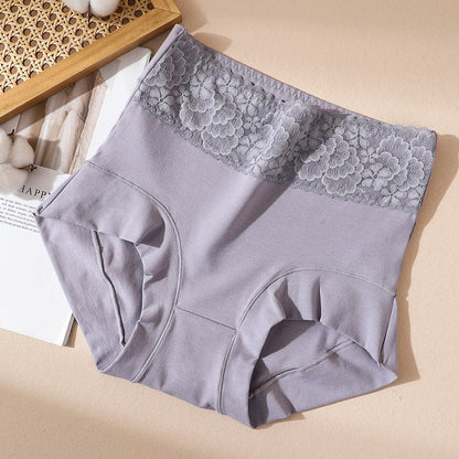 Baumwoll-Slip mit Spitze in Übergröße (2er-Pack)