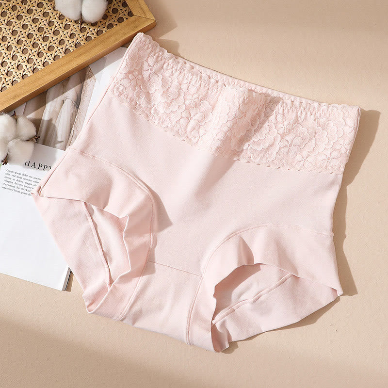 Baumwoll-Slip mit Spitze in Übergröße (2er-Pack)