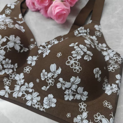 Push-up-BH mit Leoparden- und Blumenmuster, kabellos - image 9