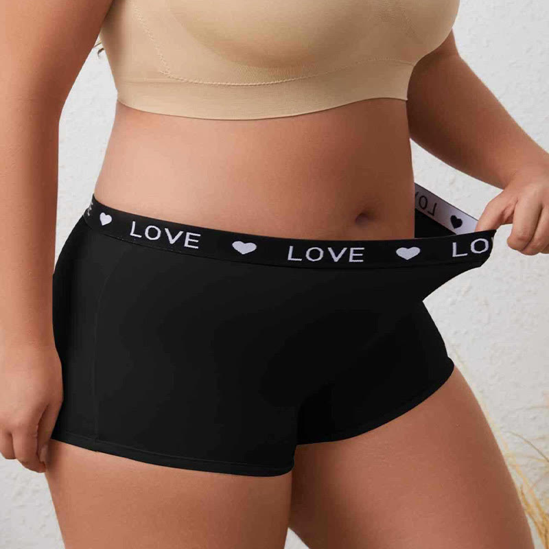 Übergröße Love Boyshort (2er-Pack)
