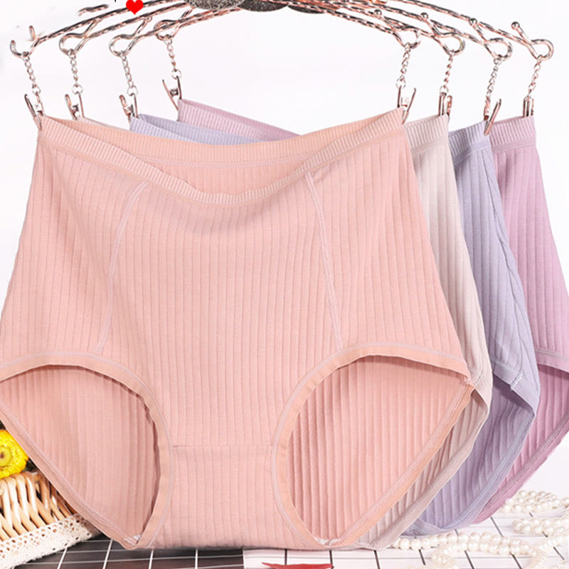 Hüftlift-Höschen mit hoher Taille in Übergröße (3er-Pack)