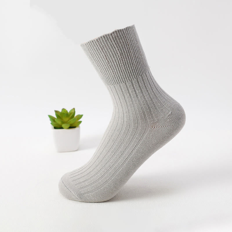 Weiche Viertelsocken aus Baumwolle (8 Paar) - Grau - EU37-40 (US4-7) - image 3