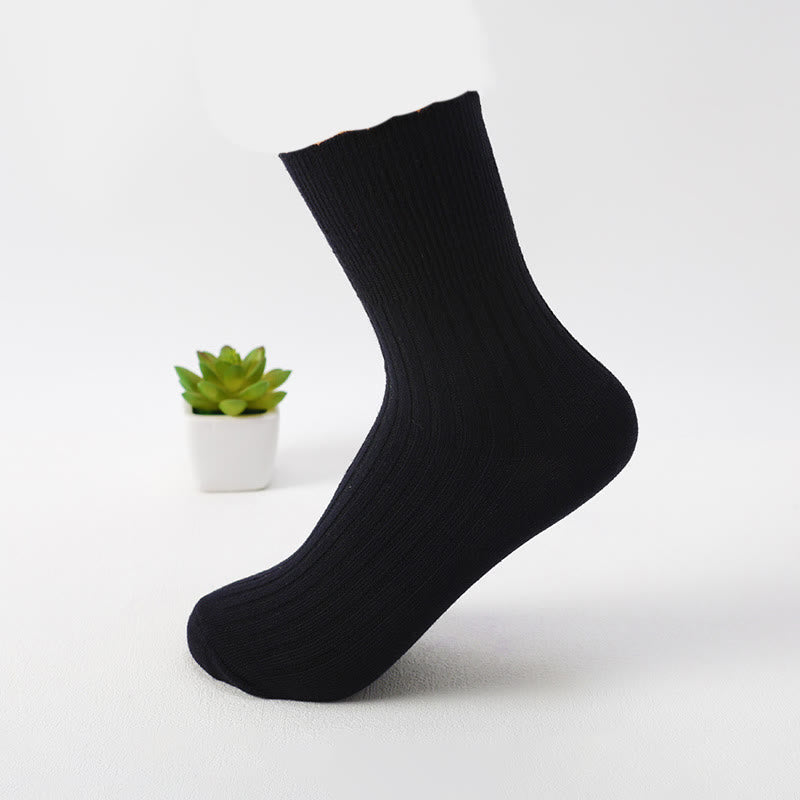 Weiche Viertelsocken aus Baumwolle (8 Paar) - Schwarz - EU37-40 (US4-7) - image 5
