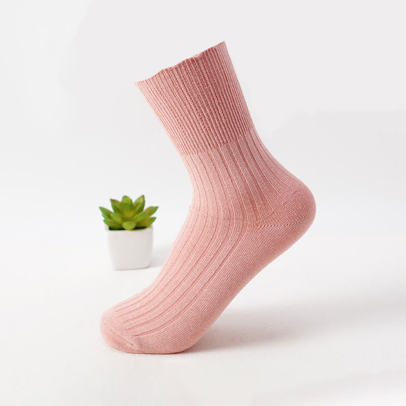 Weiche Viertelsocken aus Baumwolle (8 Paar) - Dunkelrosa - EU37-40 (US4-7) - image 9