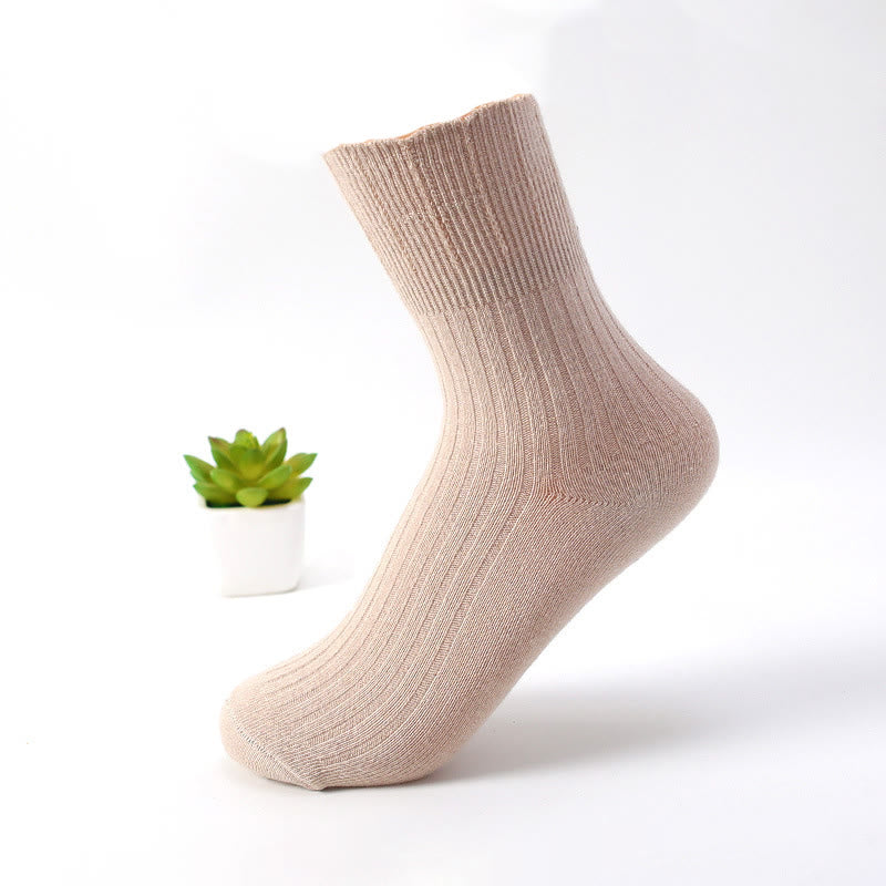 Weiche Viertelsocken aus Baumwolle (8 Paar) - Khaki - EU37-40 (US4-7) - image 10