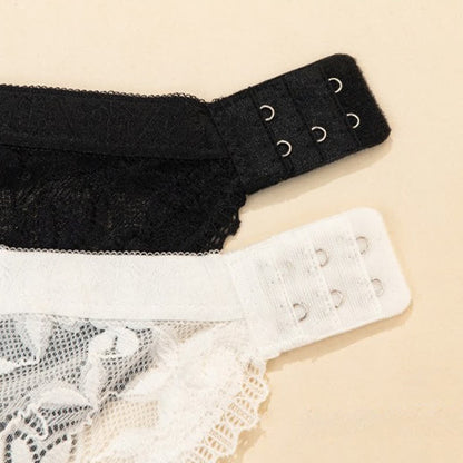 Sexy, dünner, atmungsaktiver Bügel-BH aus Spitze (2er-Pack)