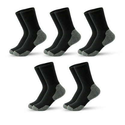 Mountain Sports Quarter Kompressionssocken in Übergröße (5 Paar) - Schwarz - EU39-45 (US6-11) - image 12