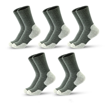 Mountain Sports Quarter Kompressionssocken in Übergröße (5 Paar) - Dunkelgrau - EU39-45 (US6-11) - image 16
