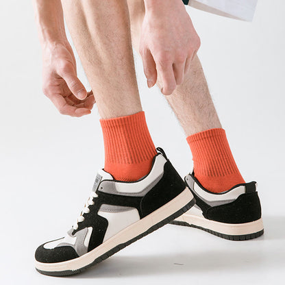 Basketball-Kompressionssocken in Colorblock-Optik in Übergröße (5 Paar)