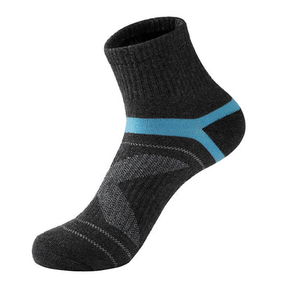 Sport-Kompressionssocken aus Baumwolle in Übergröße (5 Paar) - Dunkelgrau - EU39-45 (US6-11) - image 5