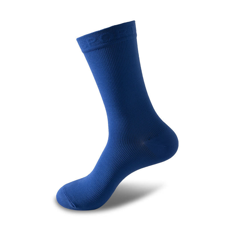 Kompressionsstrümpfe mit Anti-Rutsch-Streifen in Übergröße (6 Paar) - Blau - EU37-45 (US4-11) - image 9