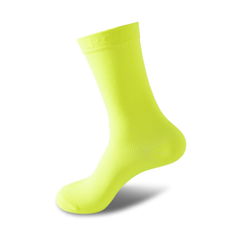 Kompressionsstrümpfe mit Anti-Rutsch-Streifen in Übergröße (6 Paar) - Fluoreszierendes Grün - EU37-45 (US4-11) - image 10