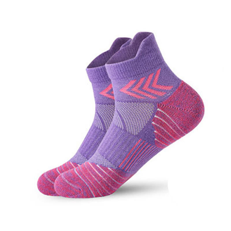 Knöchel-Kompressionssocken aus Netzstoff in Übergröße (6 Paar) - Lila - EU39-45 (US6-11) - image 8