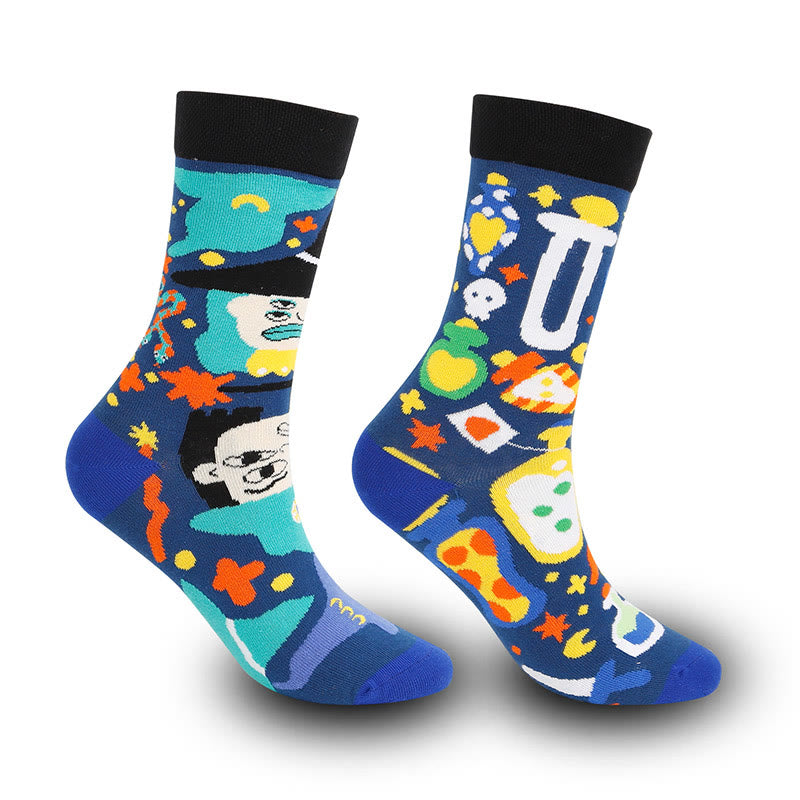Asymmetrische Viertelsocken in Übergröße (4 Paar) - image 4