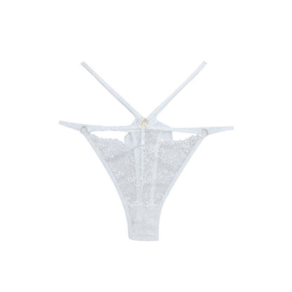 Sexy, tief sitzender Spitzen-String mit Schleife (3er-Pack)