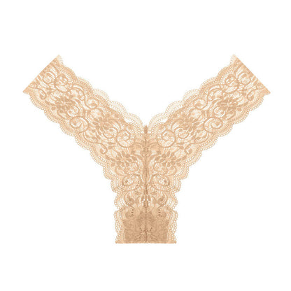 Sexy Spitzen-String mit Blumenmuster und niedriger Taille (3er-Pack)