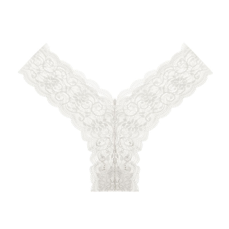 Sexy Spitzen-String mit Blumenmuster und niedriger Taille (3er-Pack)