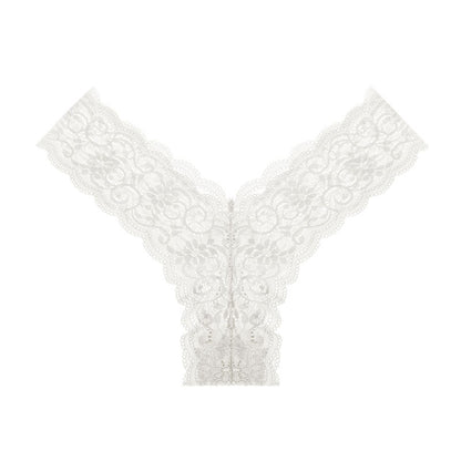 Sexy Spitzen-String mit Blumenmuster und niedriger Taille (3er-Pack)