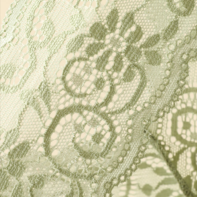 Sexy Spitzen-String mit Blumenmuster und niedriger Taille (3er-Pack)