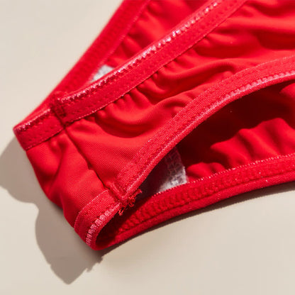 Tief sitzender Spitzen-String mit gekreuzten Hohlsaum (3er-Pack)