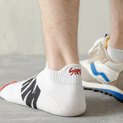 Knöchelsocken mit Buchstaben in Übergröße (5 Paar)