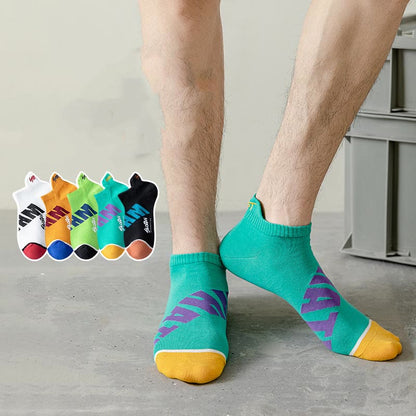 Knöchelsocken mit Buchstaben in Übergröße (5 Paar)