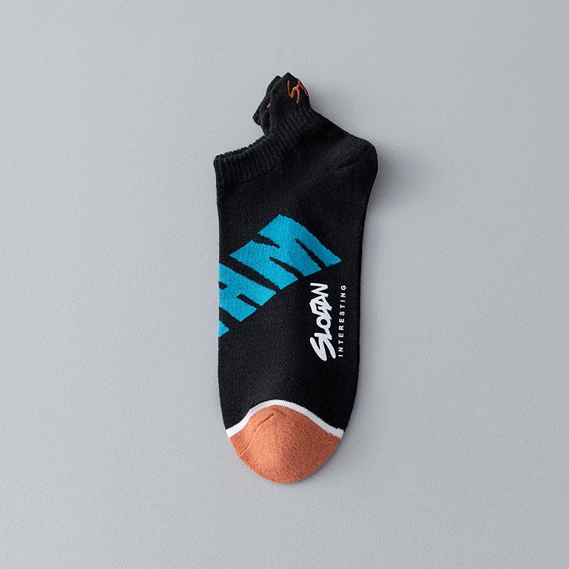 Buchstaben-Knöchelsocken (5 Paar) - Schwarz - EU37-45 (US4-11) - image 11