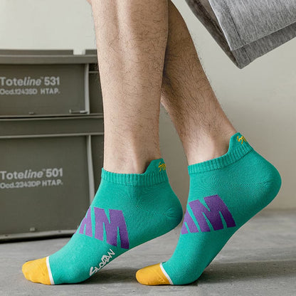 Knöchelsocken mit Buchstaben in Übergröße (5 Paar)
