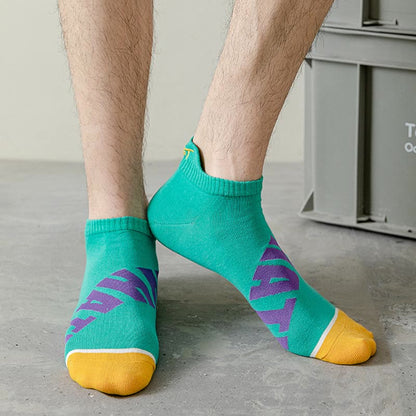 Knöchelsocken mit Buchstaben in Übergröße (5 Paar)