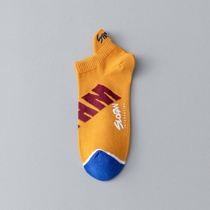 Buchstaben-Knöchelsocken (5 Paar) - Gelb - EU37-45 (US4-11) - image 12